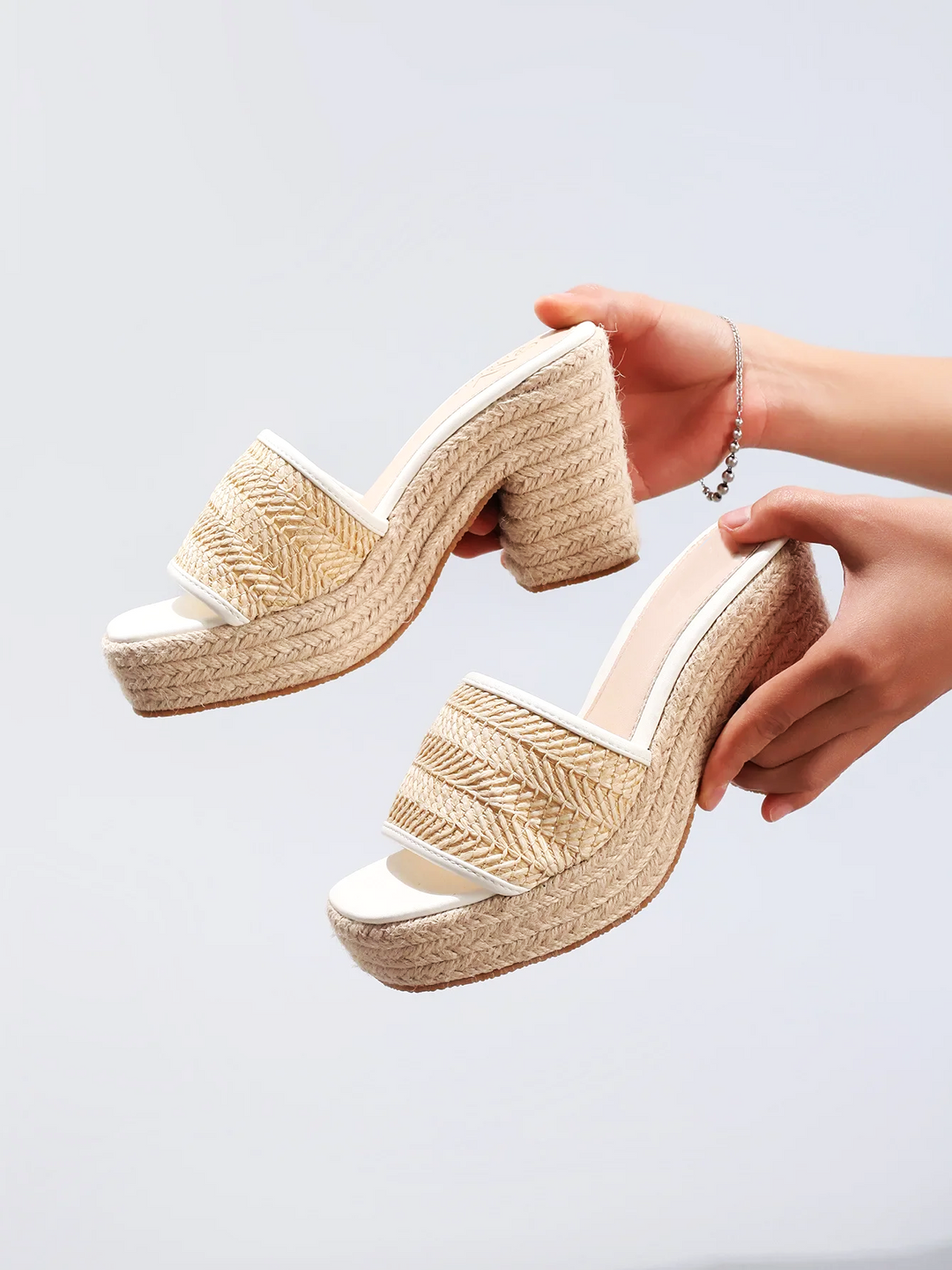 Morgan and Brooke | Woven Heels