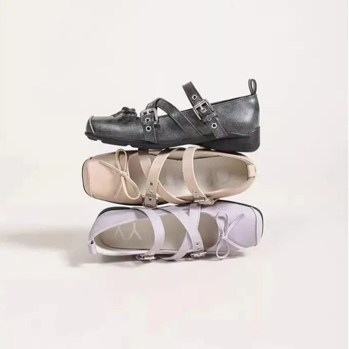 Morgan and Brooke | Marveil | Strapped Flats