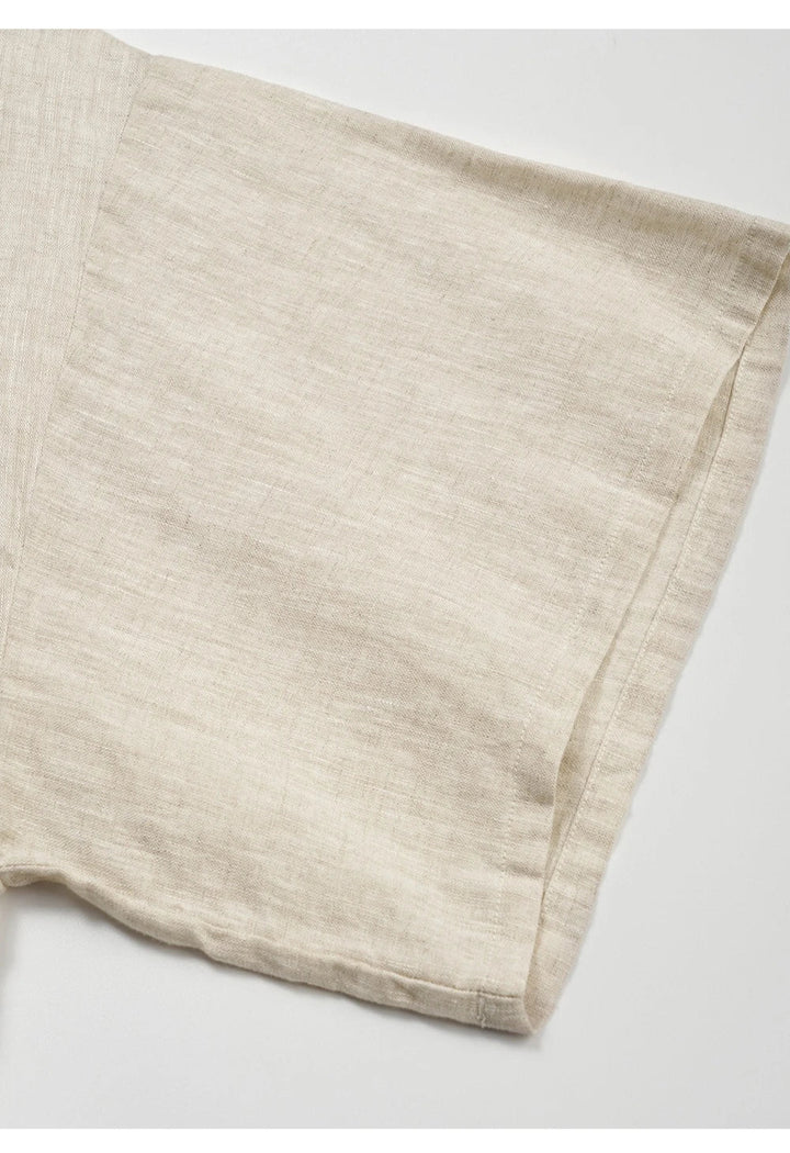 Morgan & Brooke | Flared Sleeve Linen Pullover