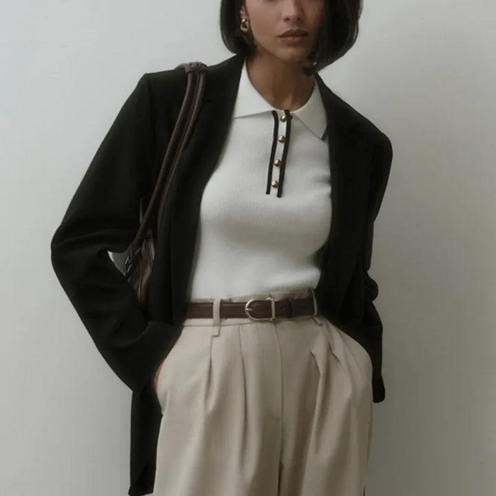 Morgan & Brooke | Contoured Slim Fit Cotton Polo