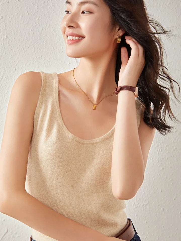 Morgan & Brooke | Crew Neck Relaxed Fit Cashmere Sweater
