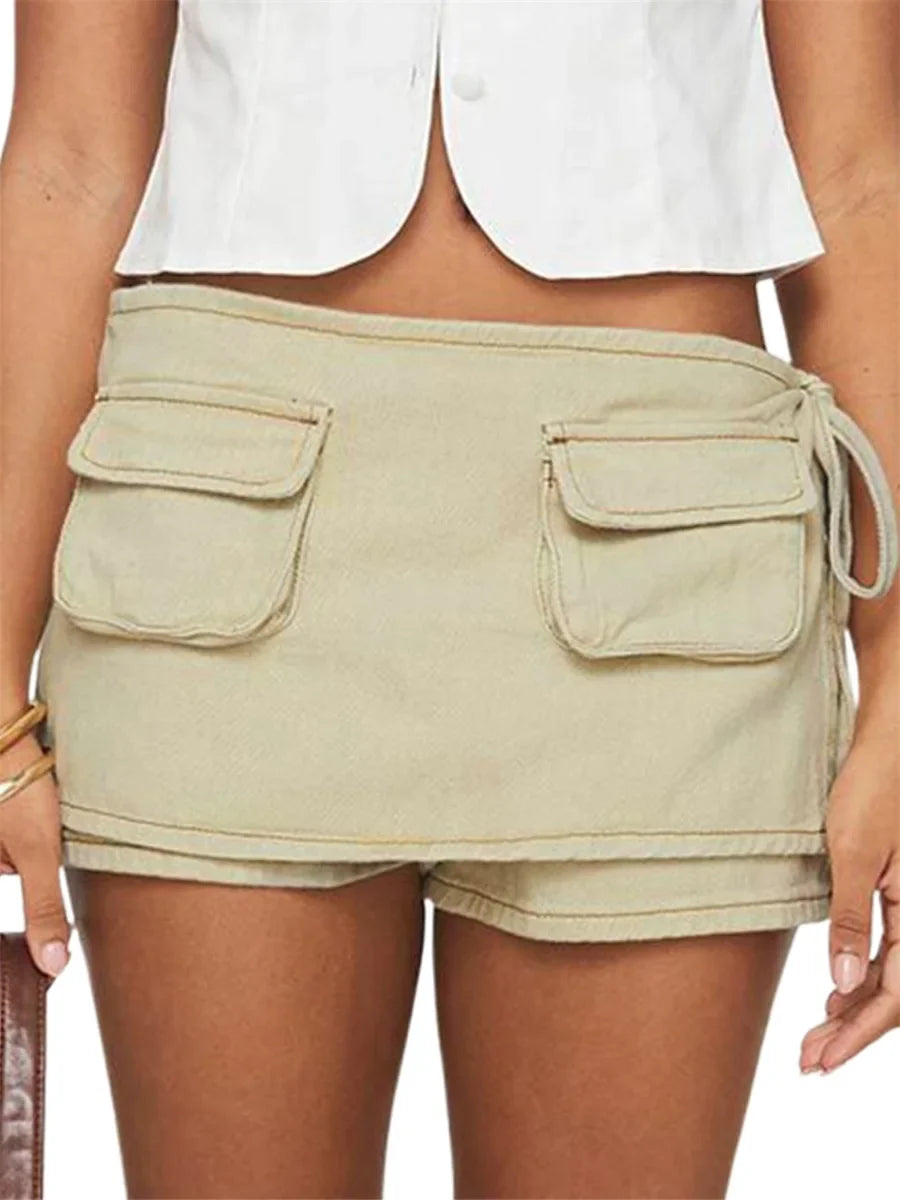 Morgan & Brooke | Pocketed Mini A-Line Skirt