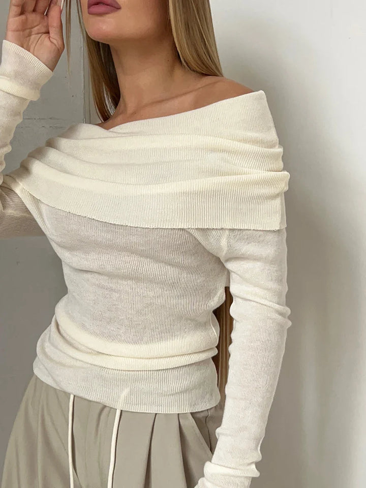 Morgan and Brooke | Off-Shoulder Knit Top