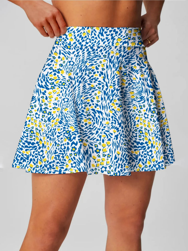 Morgan & Brooke | Black Pleated High-Waist Chiffon Skirt