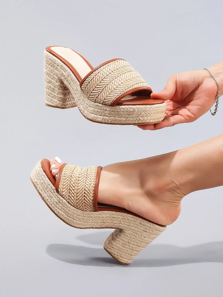 Morgan and Brooke | Woven Heels