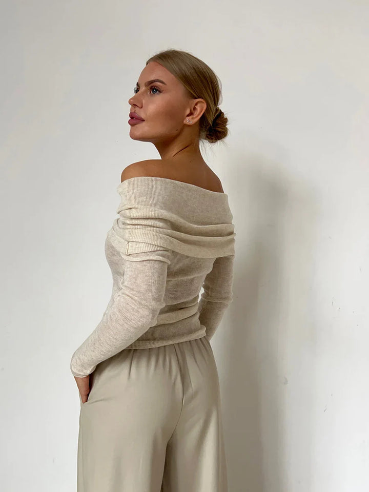 Morgan and Brooke | Off-Shoulder Knit Top