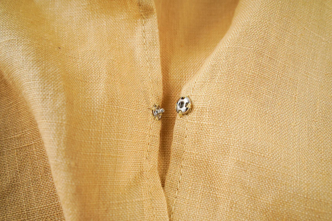 Morgan & Brooke | Draped Sleeveless Linen Vest