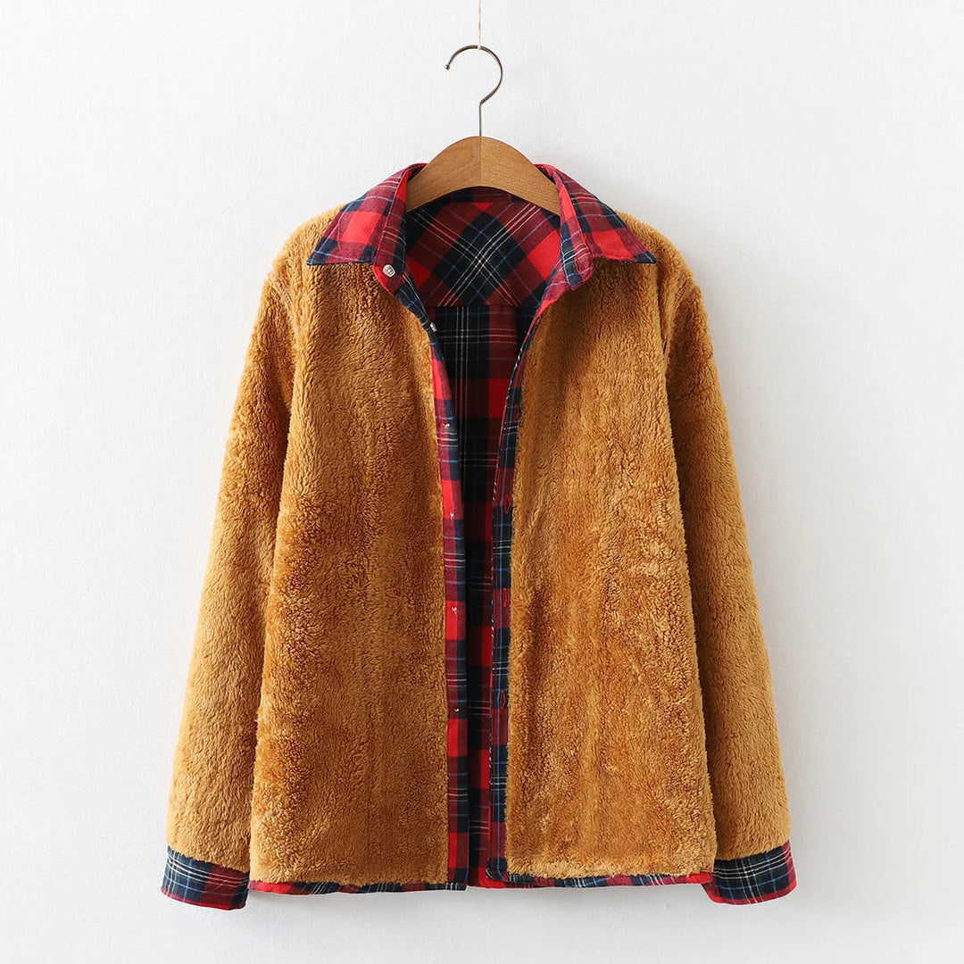 Morgan & Brooke | Red Plaid Relaxed-Fit Flannel Shirt