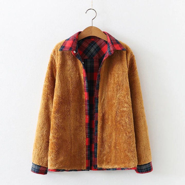 Morgan & Brooke | Red Plaid Relaxed-Fit Flannel Shirt