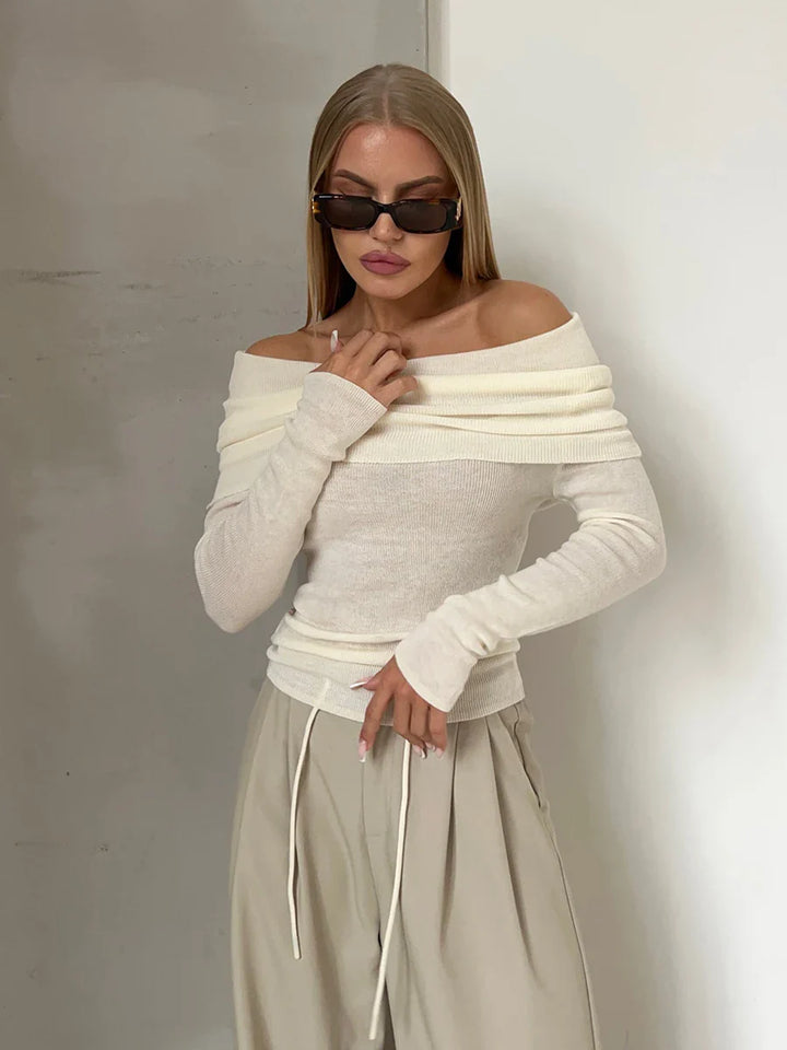 Morgan and Brooke | Off-Shoulder Knit Top