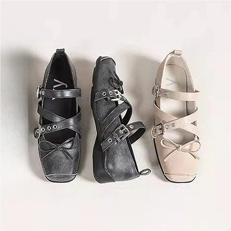 Morgan and Brooke | Marveil | Strapped Flats