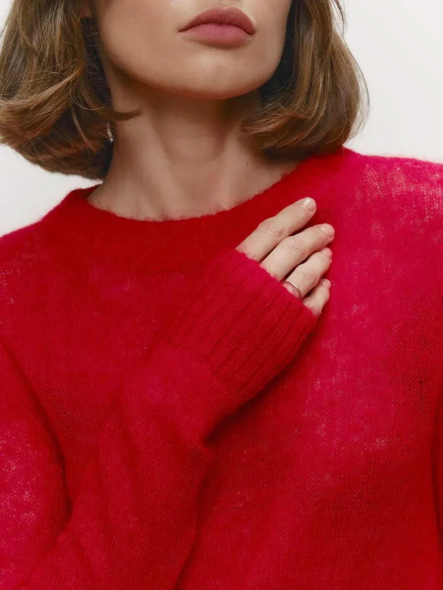 Morgan and Brooke | Fenra | Crewneck Sweater, Mohair