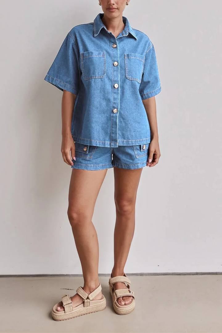 Morgan and Brooke | Denim Set - 100% Cotton