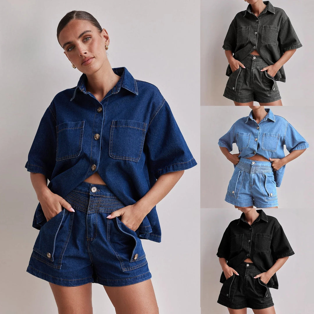 Morgan and Brooke | Denim Set - 100% Cotton