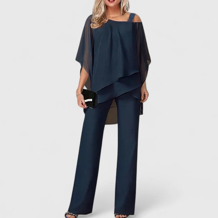 Morgan and Brooke | Two-Piece Pant Set