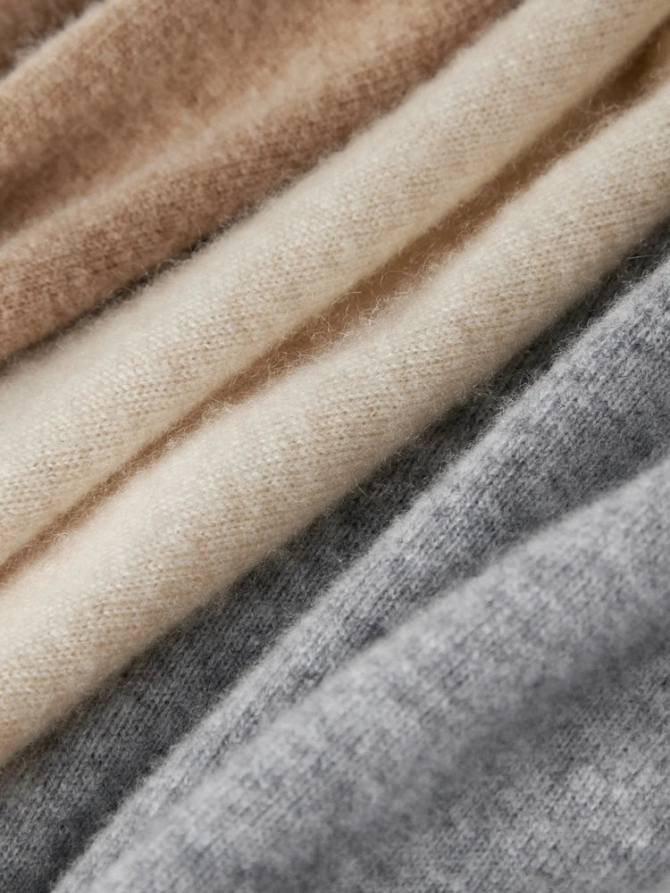 Morgan & Brooke | Crew Neck Relaxed Fit Cashmere Sweater