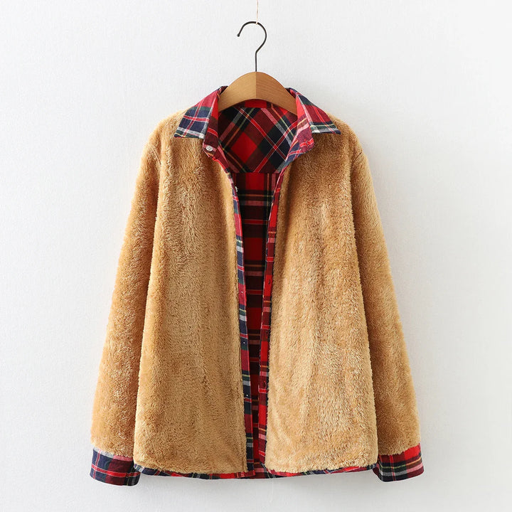 Morgan & Brooke | Red Plaid Relaxed-Fit Flannel Shirt