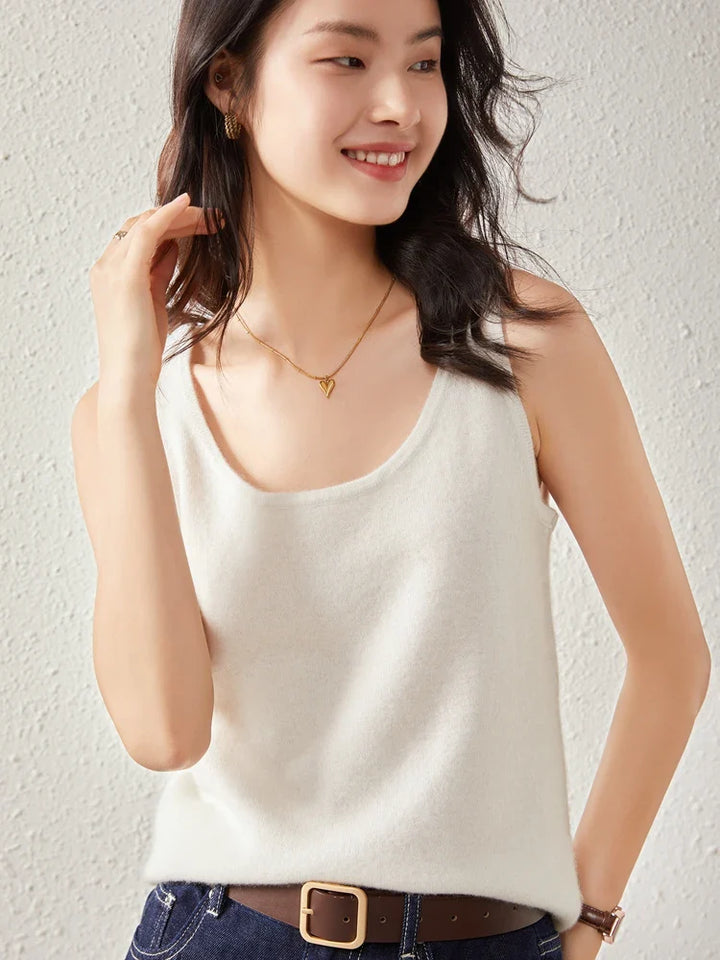 Morgan & Brooke | Crew Neck Relaxed Fit Cashmere Sweater