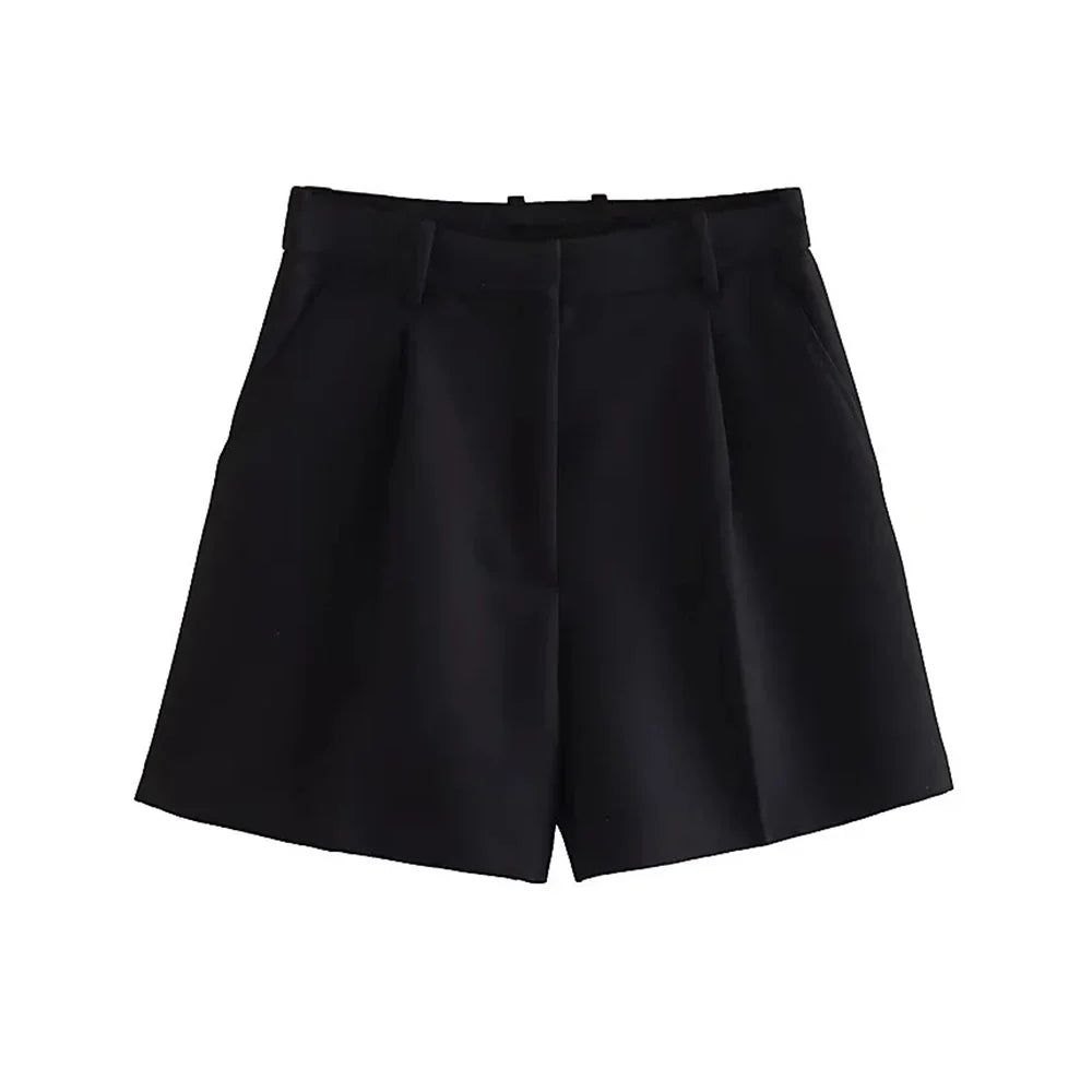 Morgan & Brooke | Sand Relaxed Fit Drawstring Cotton-Blend Shorts