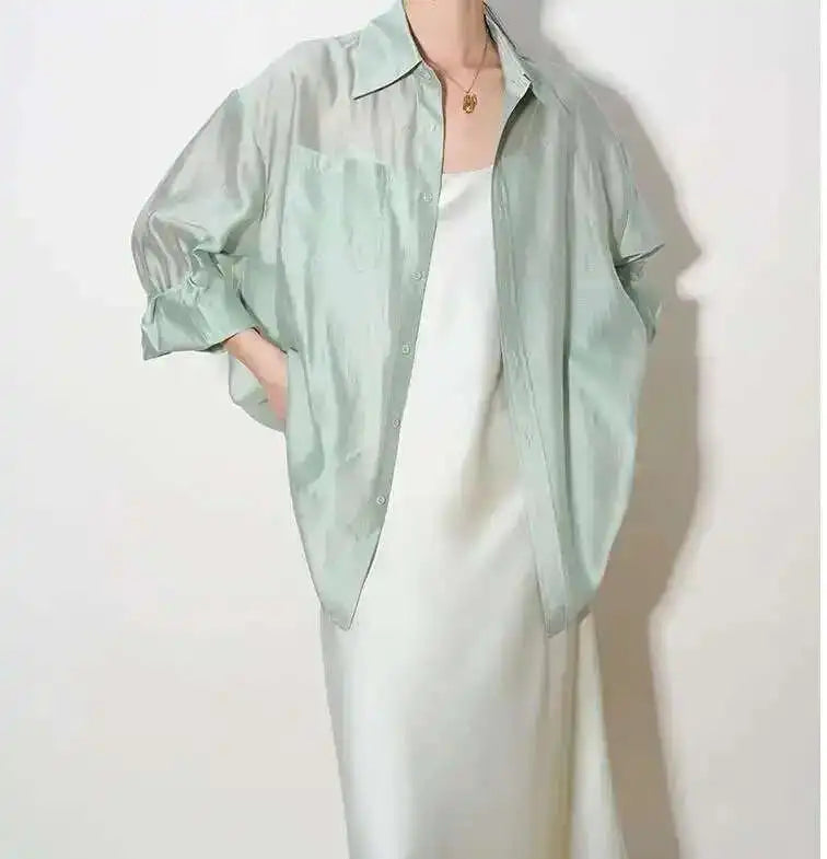 Morgan and Brooke | Flowing Silk Poplin Blouse | Blouse, Silk, Poplin