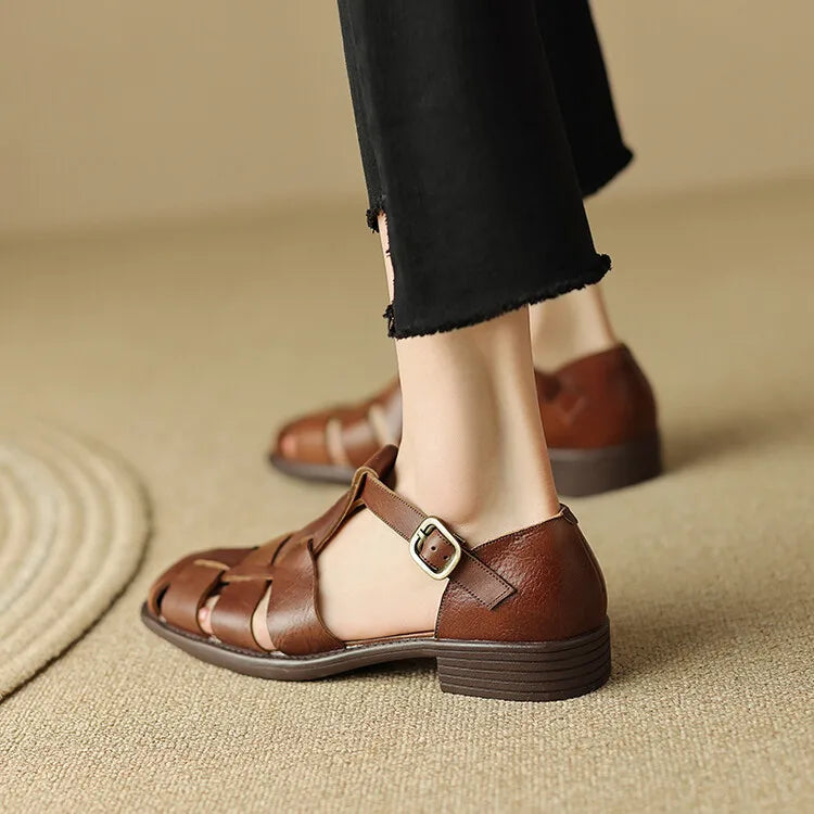 Morgan and Brooke | Leather Sandals