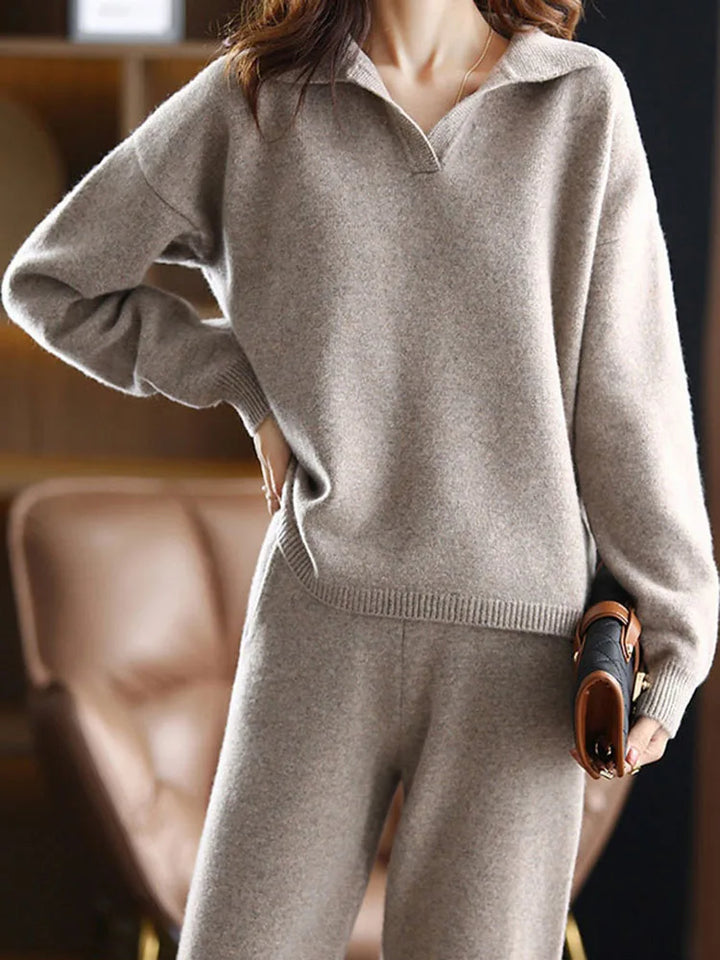 Morgan and Brooke | Polo Knit Set
