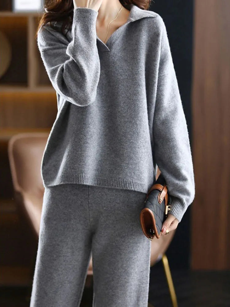 Morgan and Brooke | Polo Knit Set