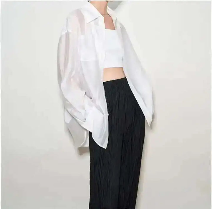 Morgan and Brooke | Flowing Silk Poplin Blouse | Blouse, Silk, Poplin