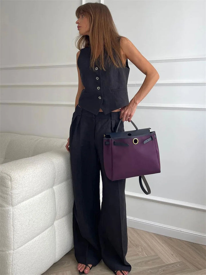 Morgan and Brooke | Marlowe Linen | Trouser Set