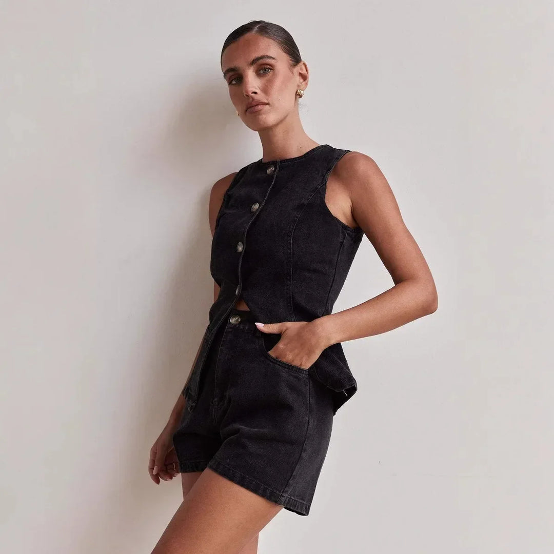 Morgan and Brooke | Denim Set - 100% Cotton