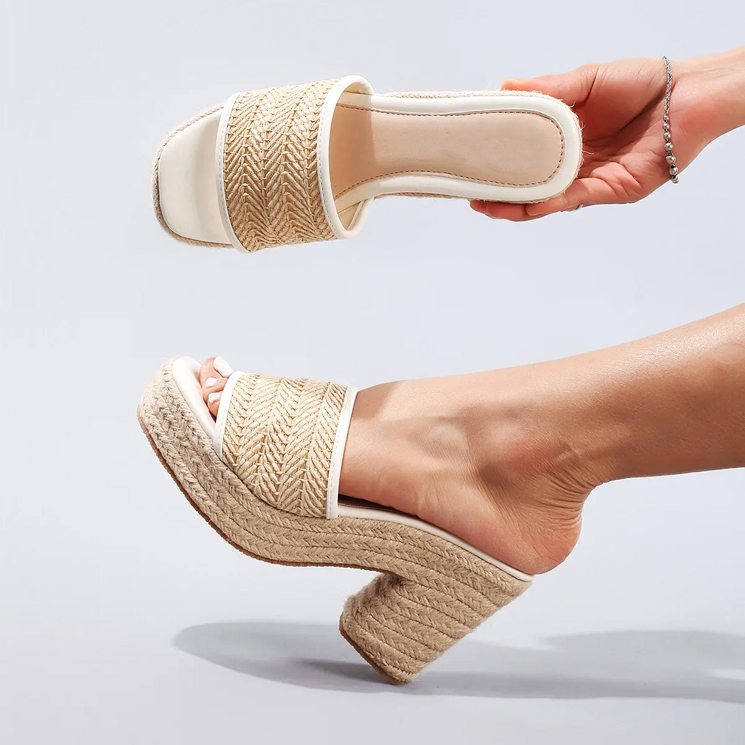 Morgan and Brooke | Woven Heels