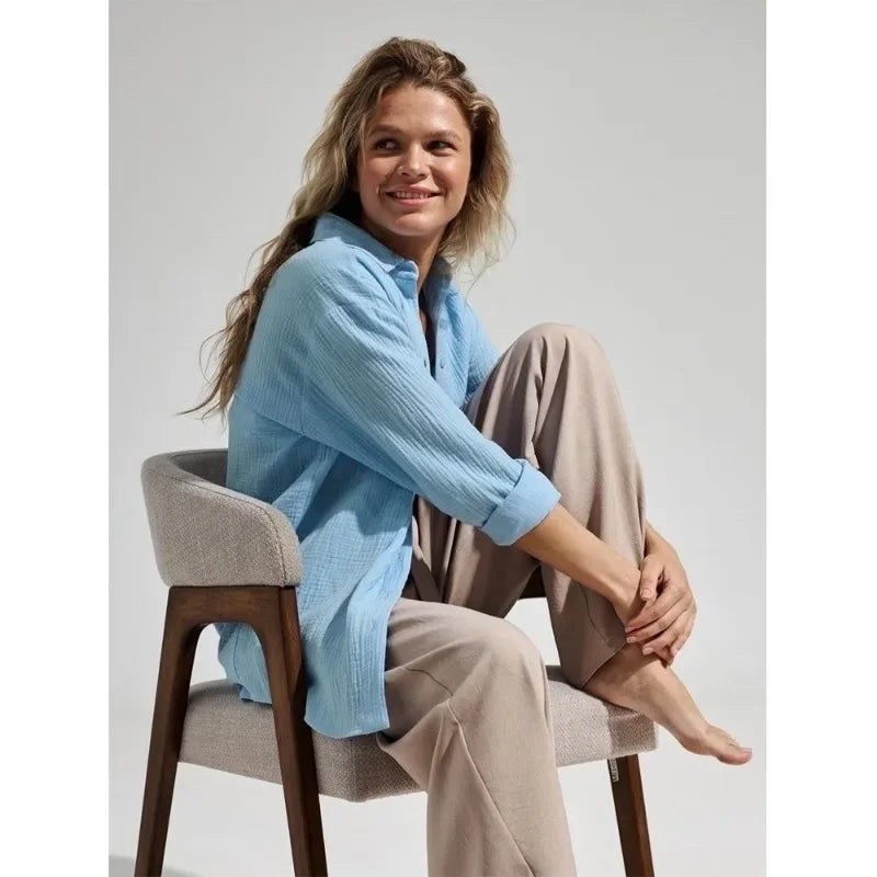 Morgan & Brooke | Breathable Short-Sleeve Cotton Shirt