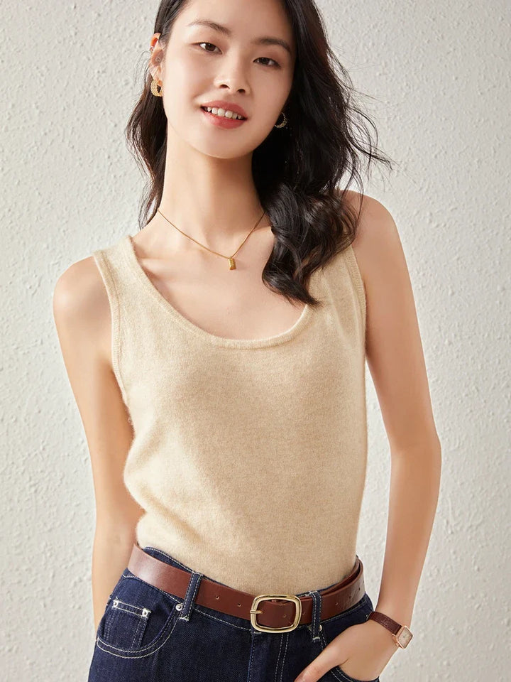 Morgan & Brooke | Crew Neck Relaxed Fit Cashmere Sweater