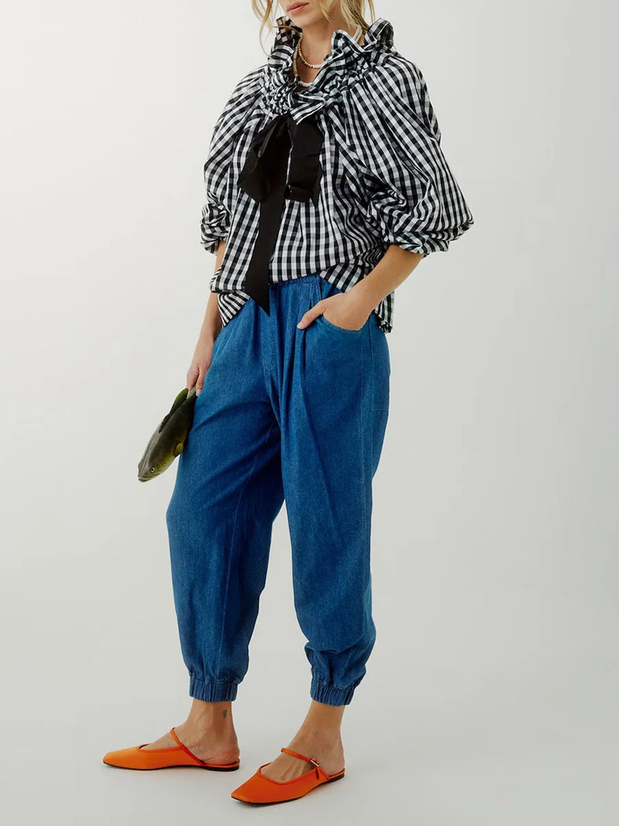 Morgan and Brooke | Bellarine | Puffed Cotton Blouse