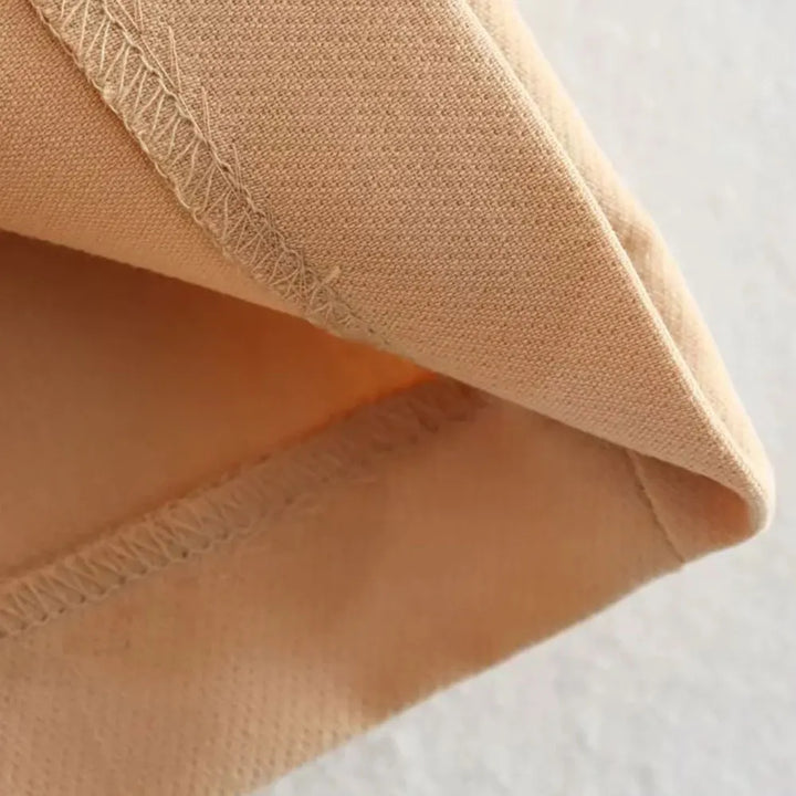 Morgan & Brooke | Sand Relaxed Fit Drawstring Cotton-Blend Shorts