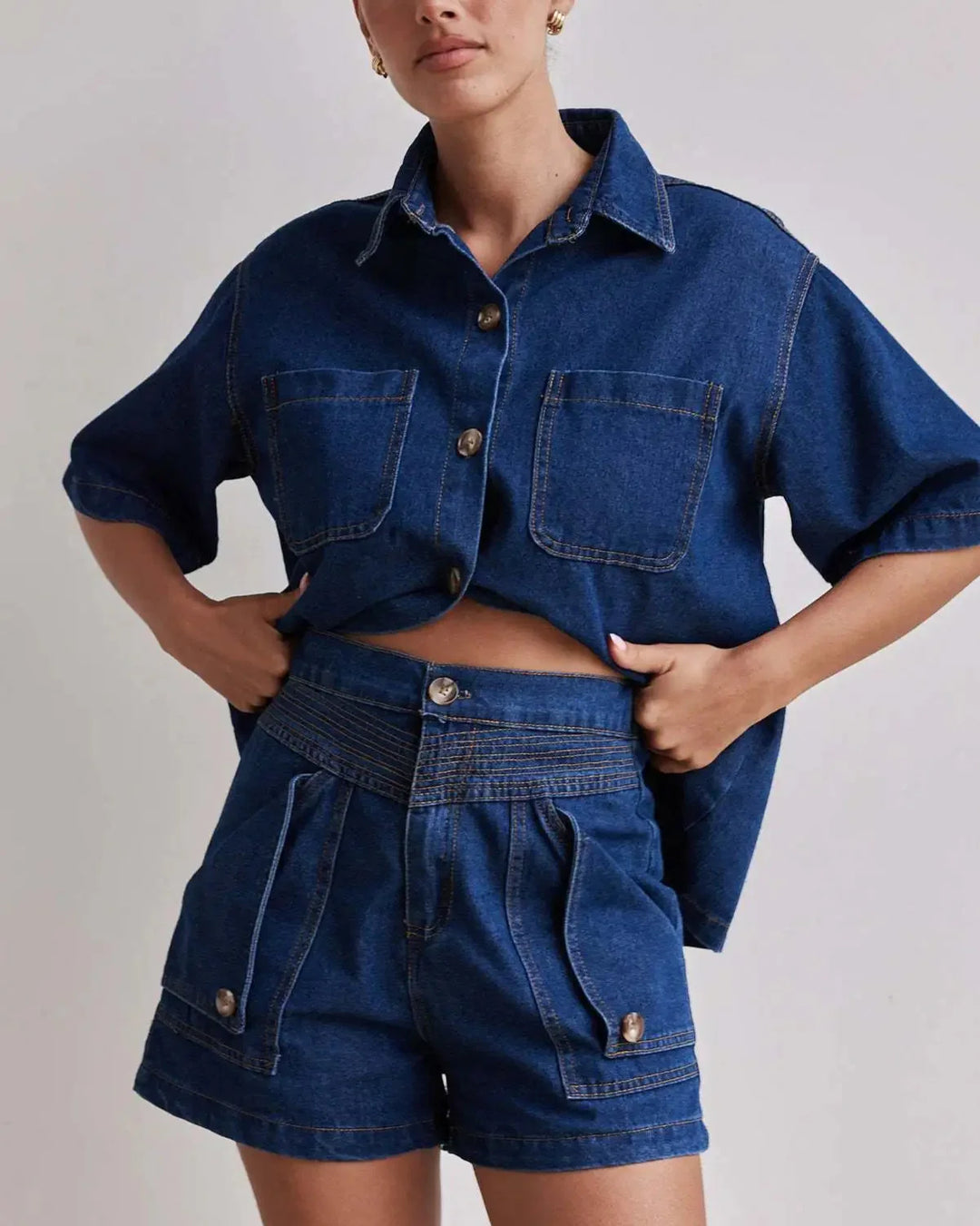 Morgan and Brooke | Denim Set - 100% Cotton