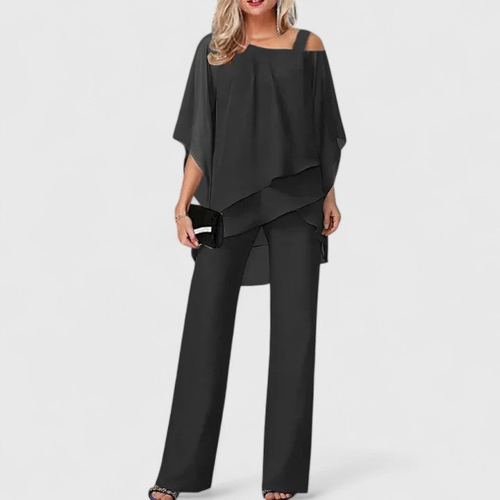 Morgan and Brooke | Two-Piece Pant Set