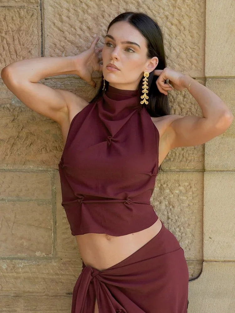 Morgan and Brooke | | Halter Top