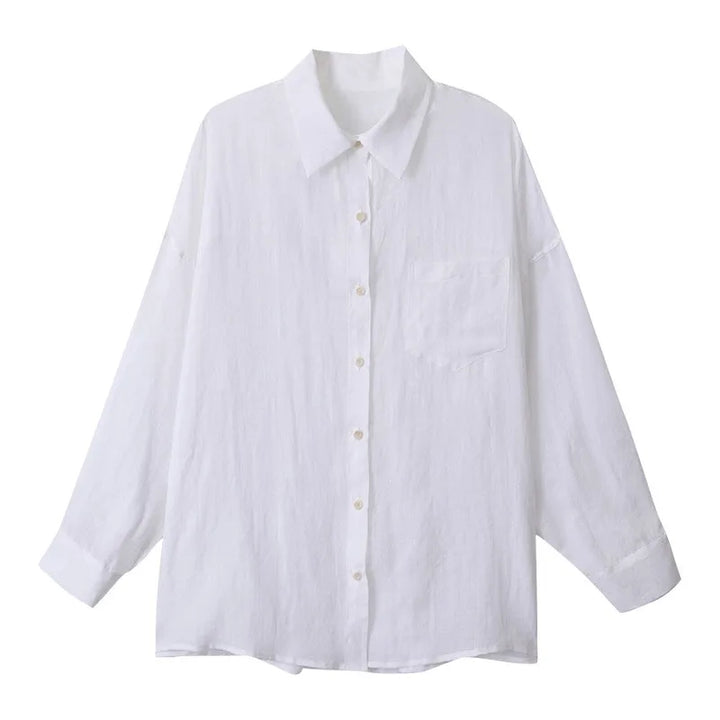 Morgan & Brooke | Sheer Oversized Ramie Shirt