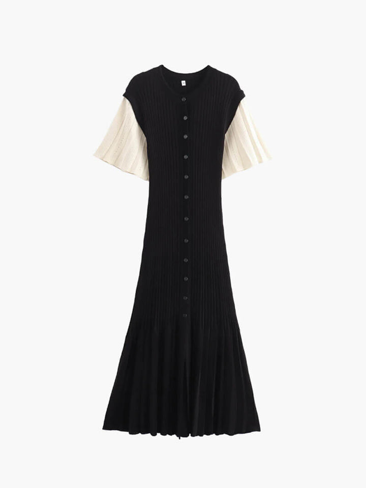 Morgan & Brooke | Black Midi A-Line Dress