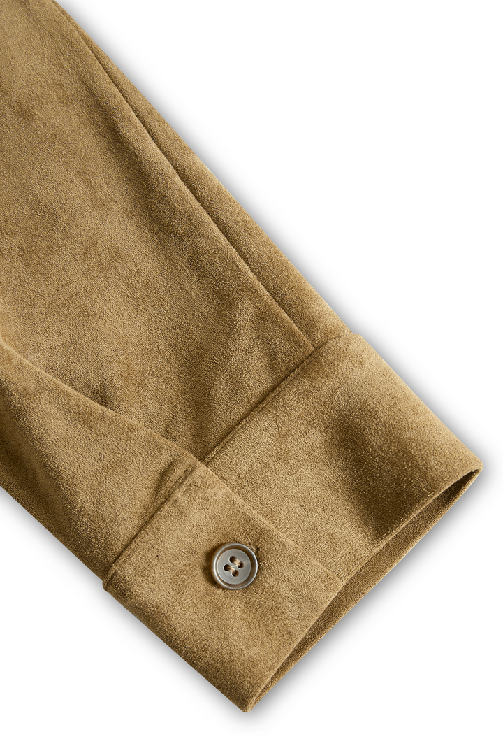 Morgan & Brooke | Suede Long Sleeve Dress