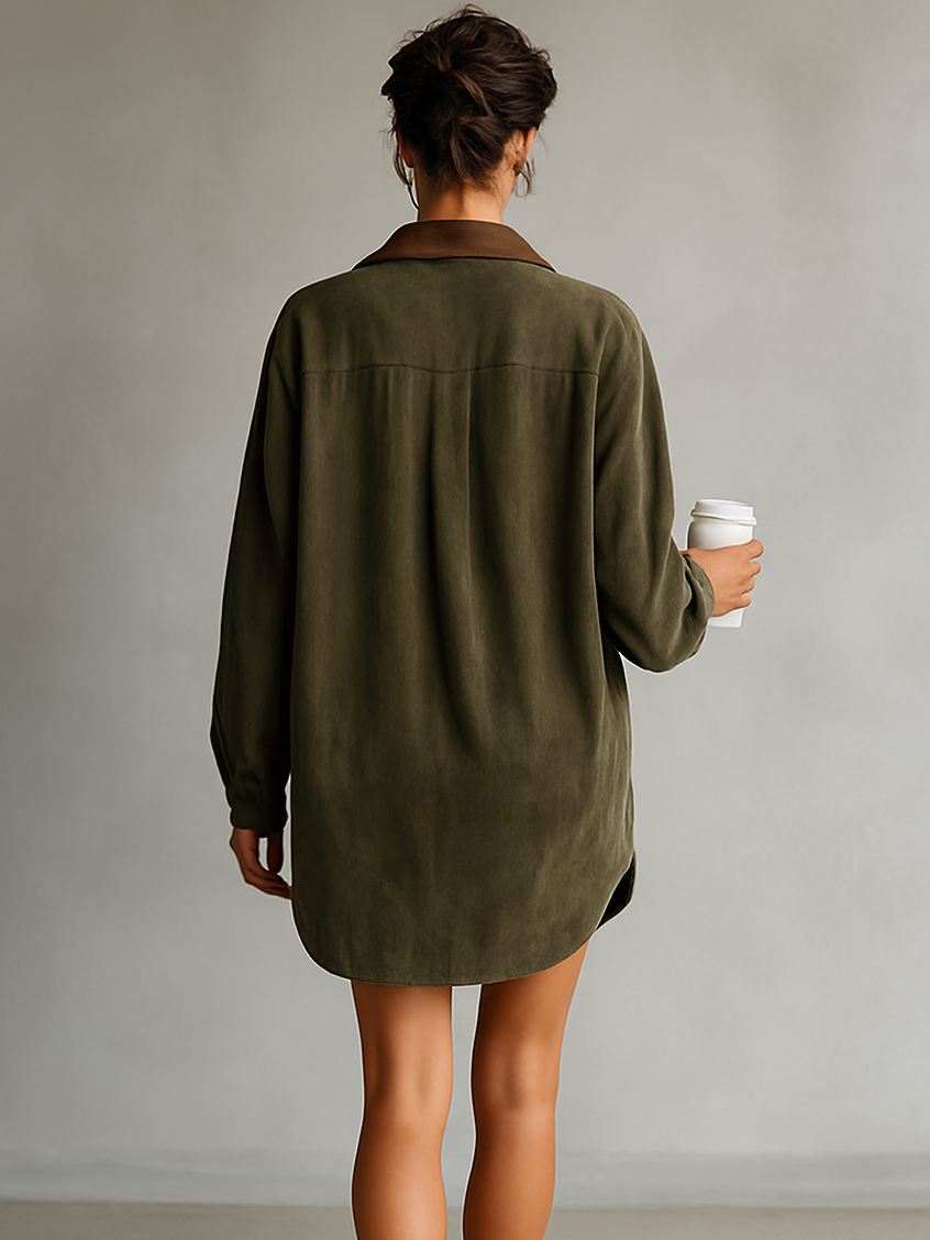 Morgan & Brooke | Suede Dress