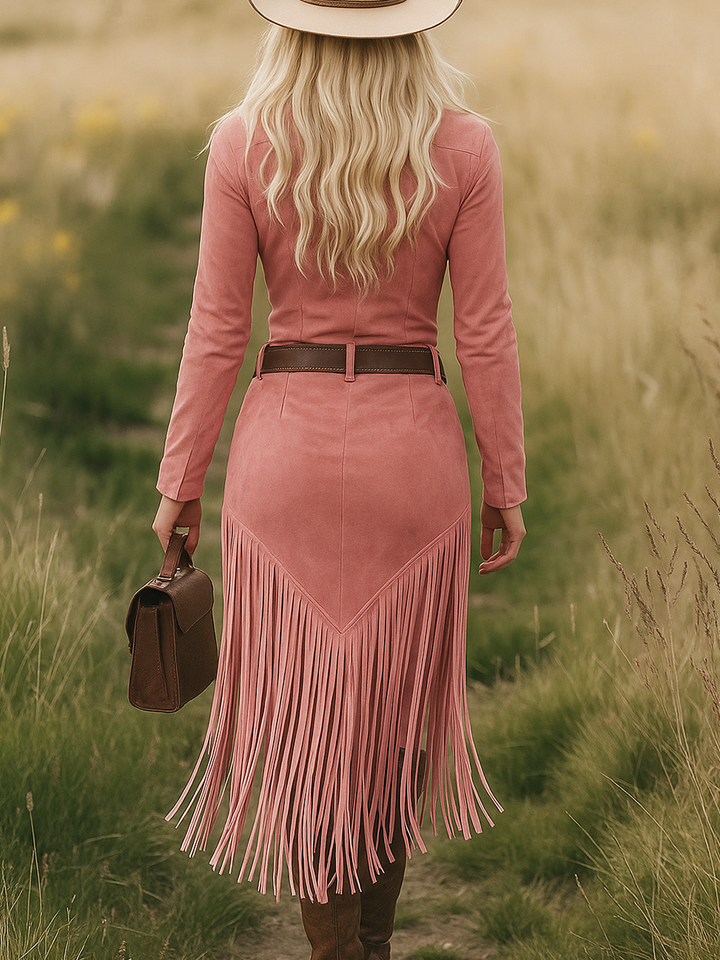 Morgan & Brooke | Tassel Casual Dress