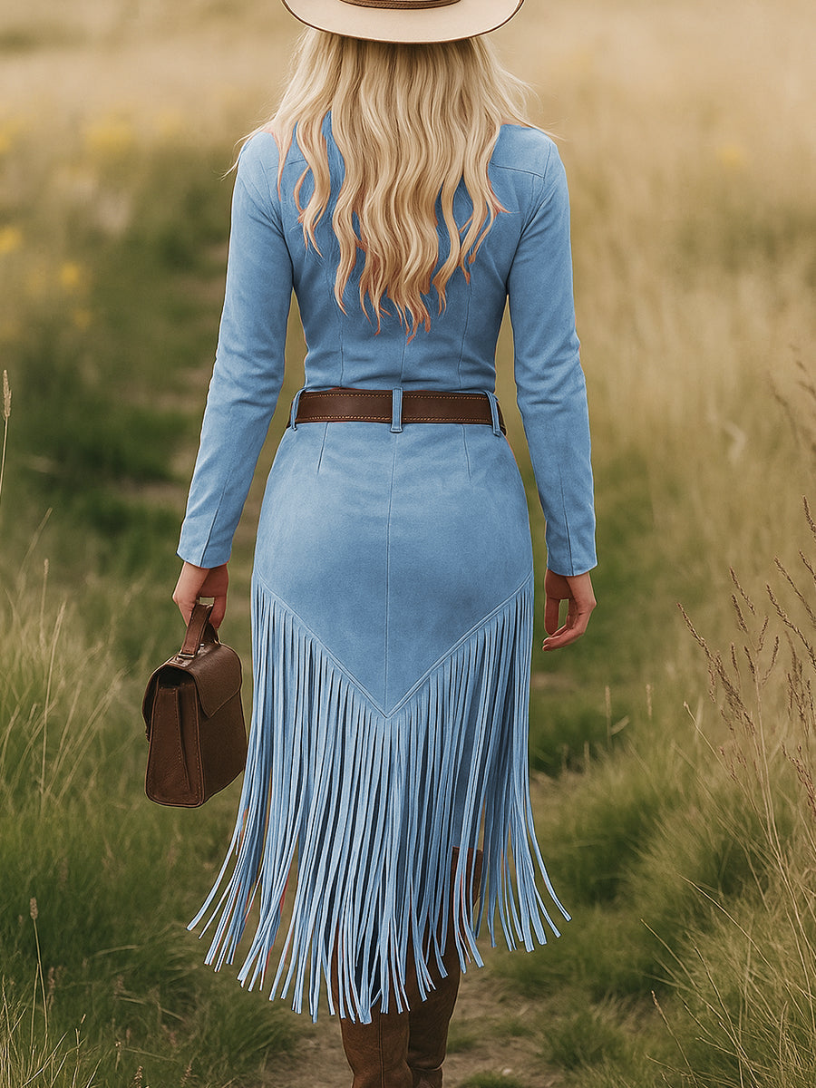 Morgan & Brooke | Tassel Casual Dress