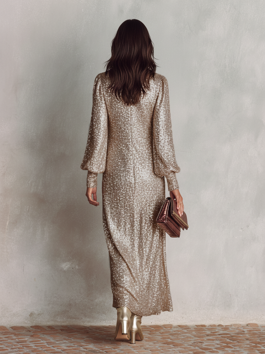 Morgan & Brooke | V-Neck Cocktail Dress