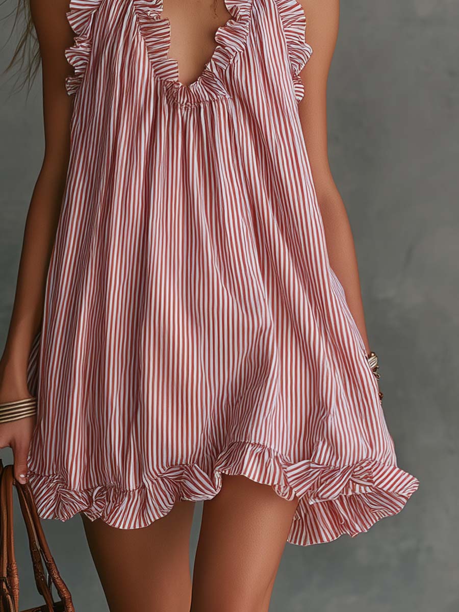 Morgan & Brooke | V-Neck Casual Dress