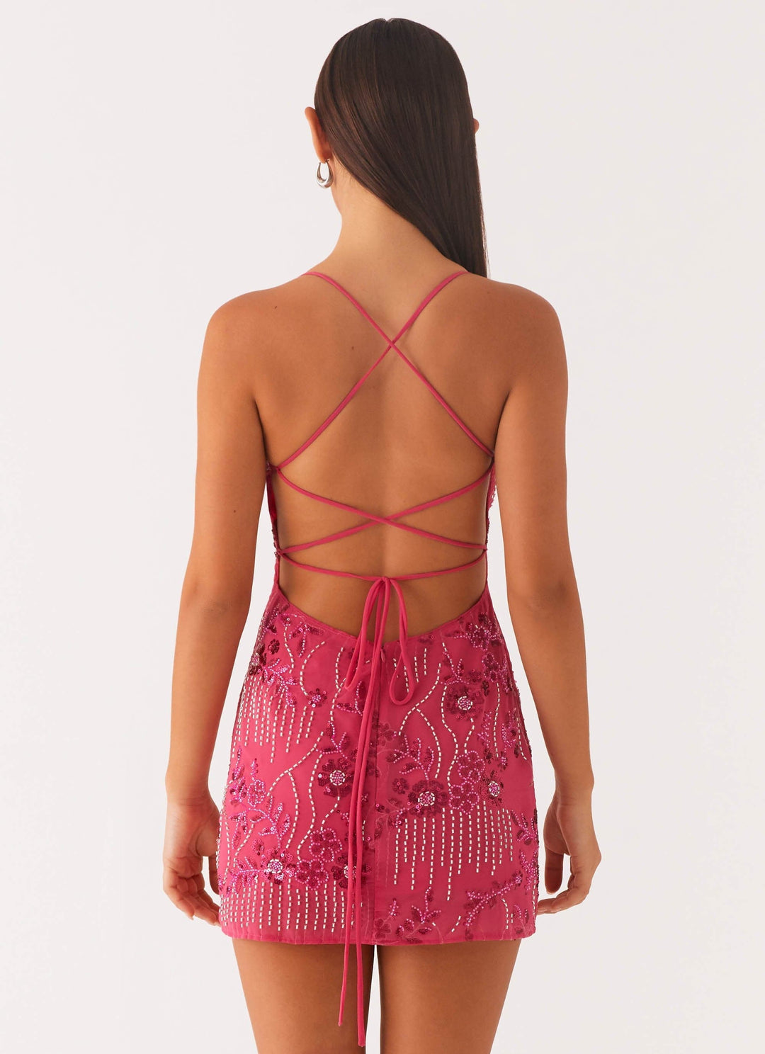 Morgan & Brooke | Beaded Mini Dress