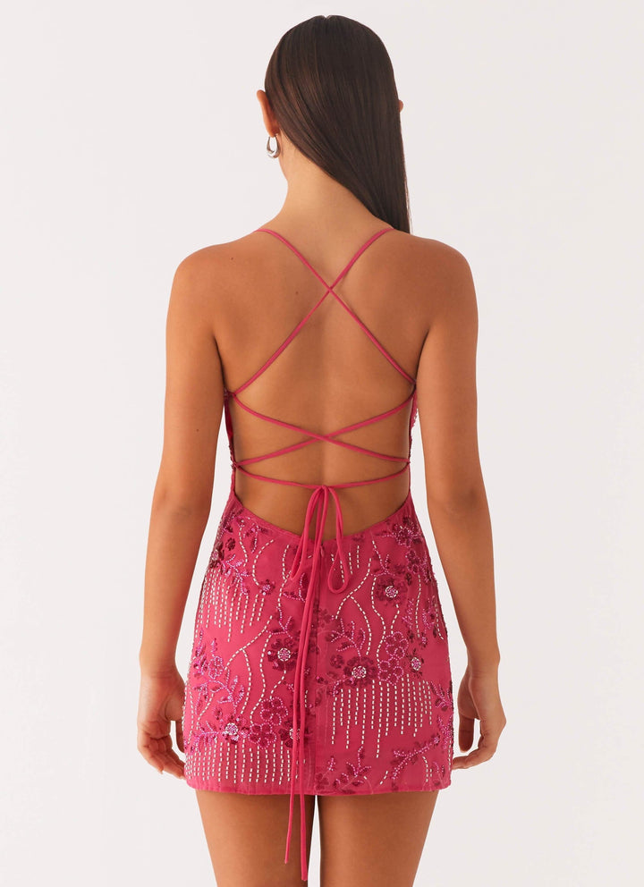 Morgan & Brooke | Beaded Mini Dress