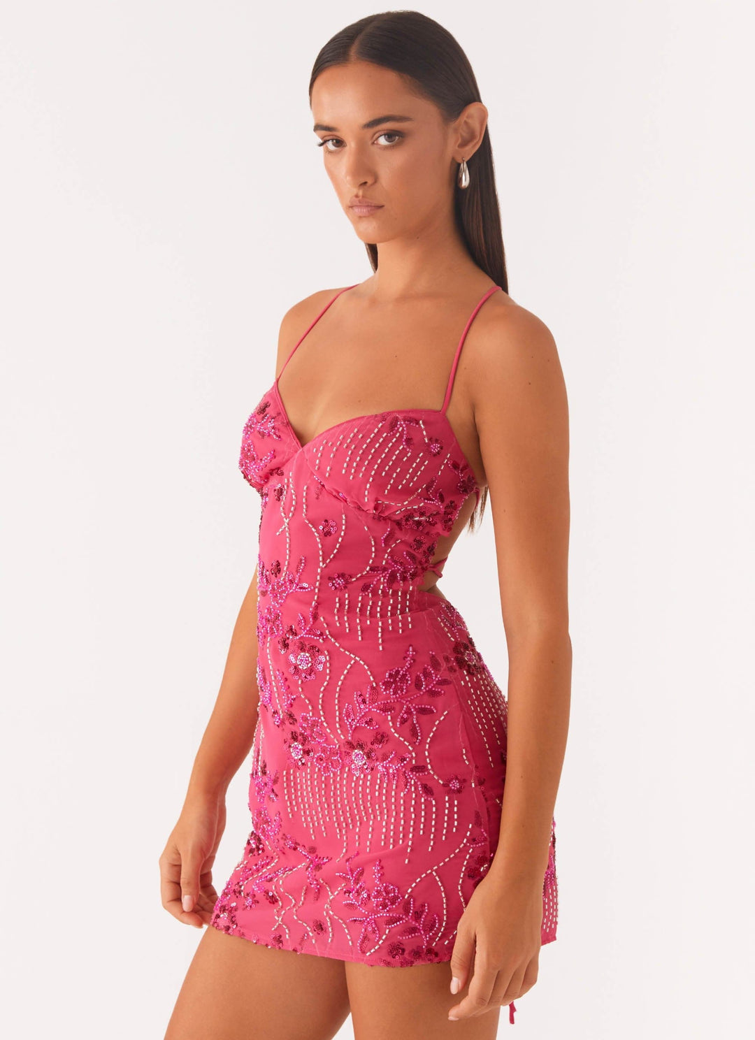 Morgan & Brooke | Beaded Mini Dress