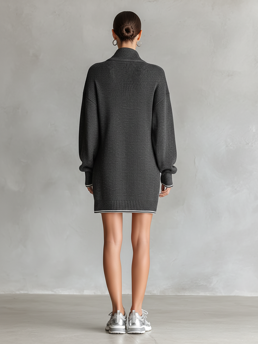 Morgan & Brooke | White Knit Dress